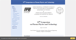 Desktop Screenshot of plasmaconference.cz