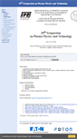 Mobile Screenshot of plasmaconference.cz